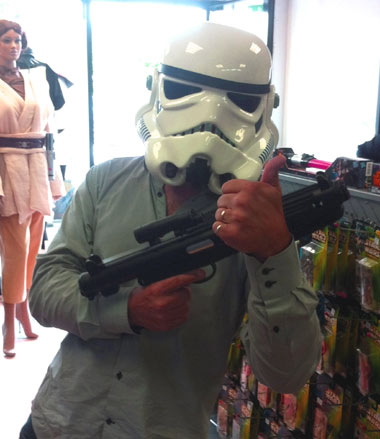 Andre Stormtrooper Store costume Jedi-Robe.com London Review