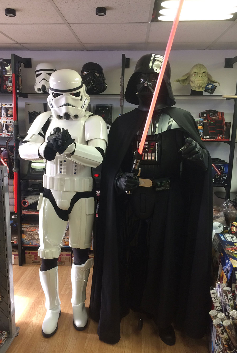 "Love both suits"
