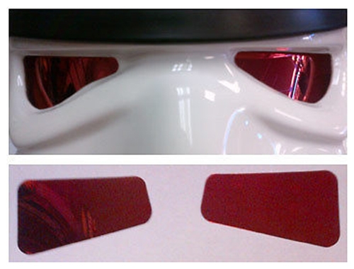 1237627969.jpg Stormtrooper Helmet Lenses - Mirror Film - Red