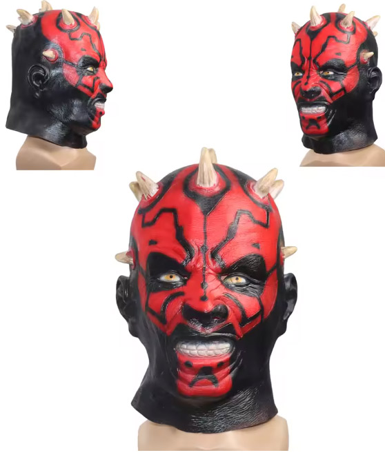 maul-mask Star Wars Darth Maul Latex Costume Mask