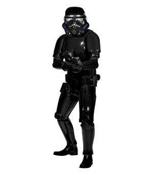 Star Wars Shadowtrooper Costume Armor, Complete Package with Helmet and Accessories, Ready to Wear