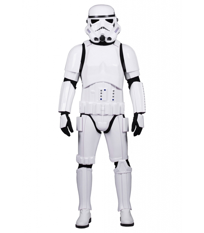 Star Wars Stormtrooper Costume Armor – Fully Strapped with Soft Parts – Ready to Wear – STANDARD SIZE